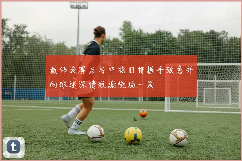 戴伟浚赛后与申花旧将握手致意并向球迷深情致谢绕场一周
